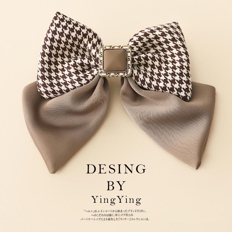 Fashion Sense Hair Bow Clips Temperament Black Hair Clip Cute Trendy Girls Hair Accessories 2025