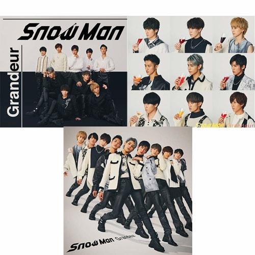 [3 bonuses for purchasers] Snow Man 3rd single Grandeur [First edition A + B + first edition regular edition]