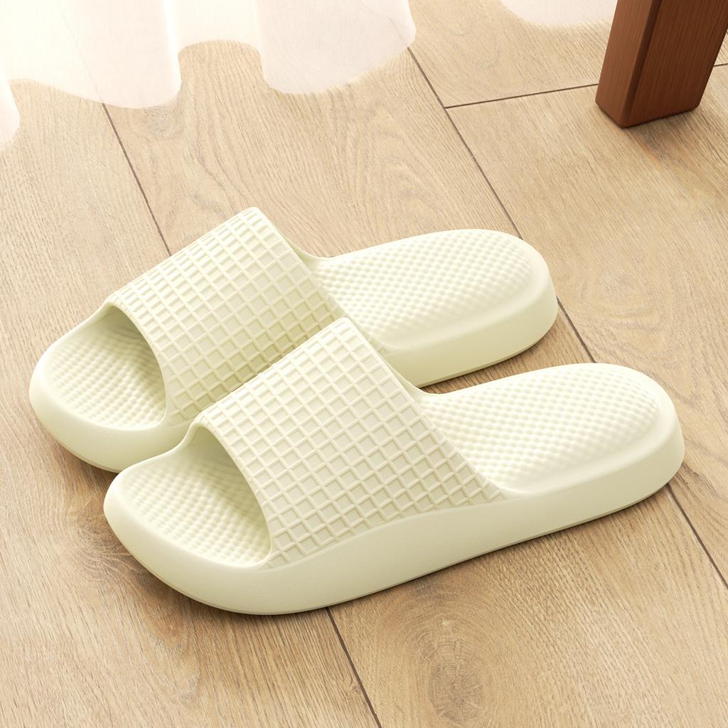 Summer Women Home Slippers Flat Soft Beach Slides Comfortable Non-slip Slippers Lightweight Men Bathroom Slippers