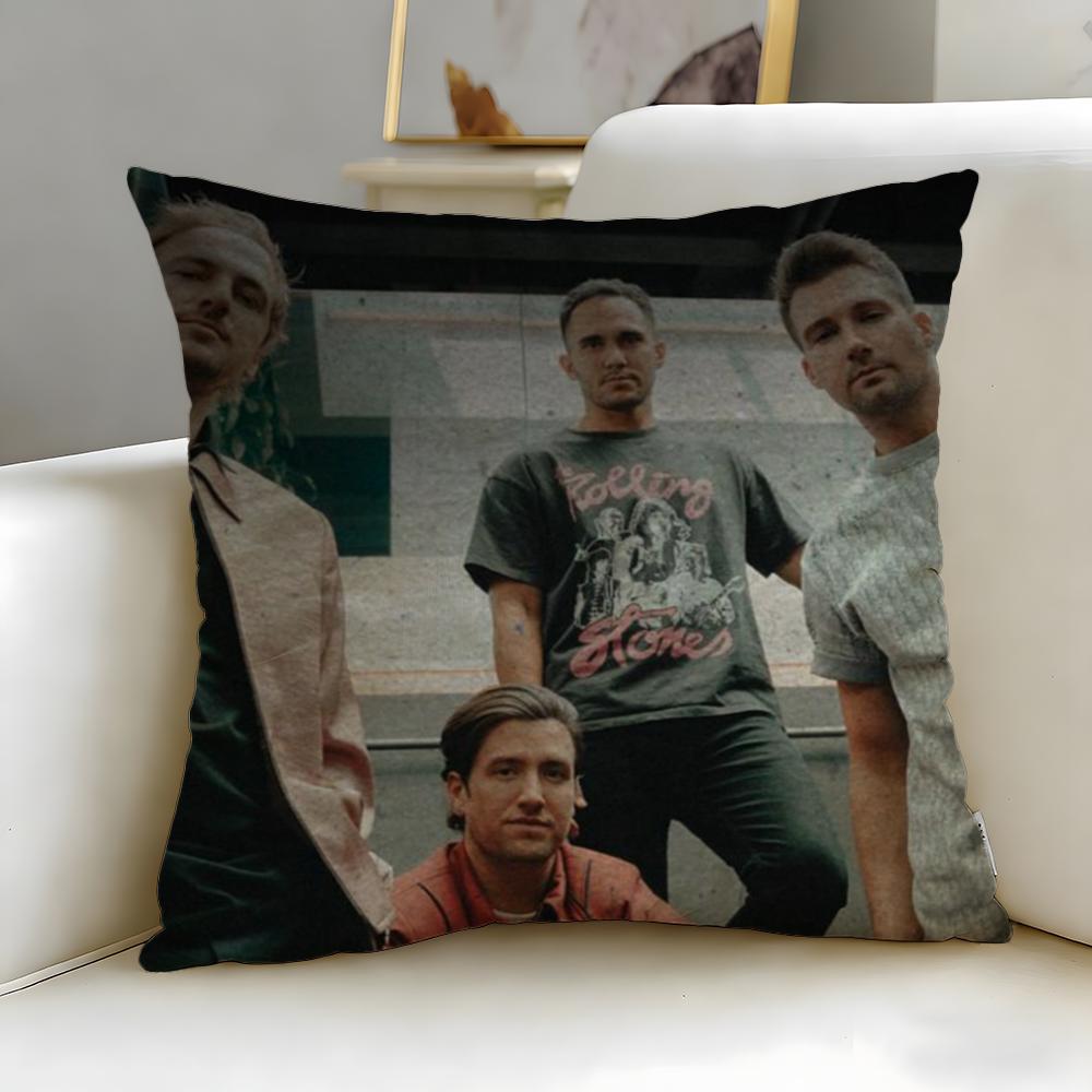 

classic band Big Time Rush Cushion Cover Soft EasyWash Pillow Case Versatile for Couch Bed Travel and Office 30X30cm