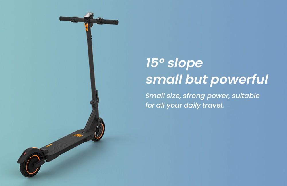 KuKirin S1 Max Foldable Electric Scooter, 350W Motor, 36V 10.4Ah Battery, 8 inch Tires, 30km/h Max Speed, 39km Range
