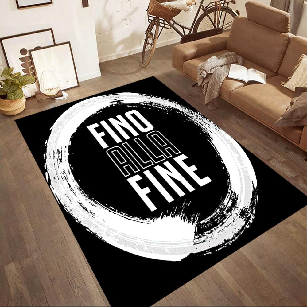 Juventus Floor Rug Office Rug Suitable For Playrooms Game Room Balcony Hallway Antislip Carpet Office Home Decor Best For Christmas