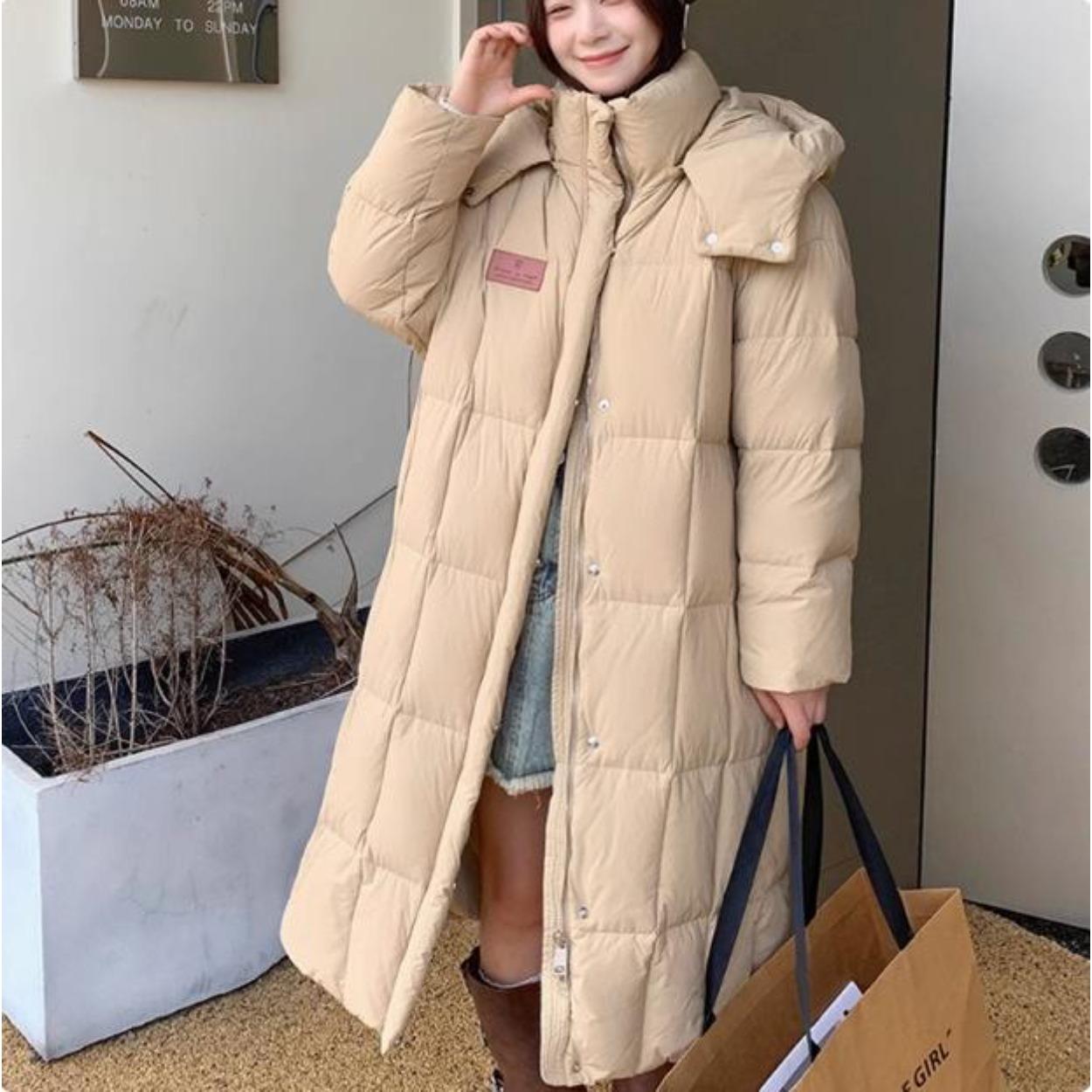 Длинная куртка с капюшоном — фото 5