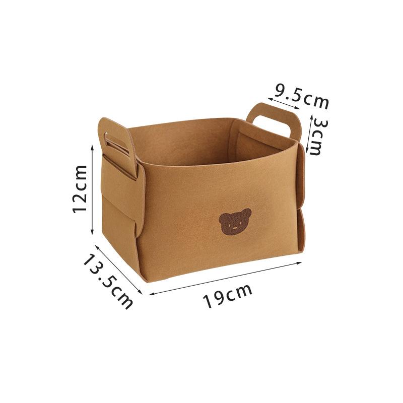 

Складная корзина для хранения из фетра, стол, всякая всячина, игрушки, одежда, домашний шкаф, органайзер для хранения носков, бюстгальтеров, трусов, нижнего белья