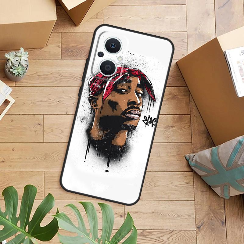 Rapper 2pac Singer Tupac Phone Case For OPPO Reno 14 13 11 12 F 10 Pro 8T 7 8 Lite OPPO Find X8 X6 X5 X9 Pro Cover