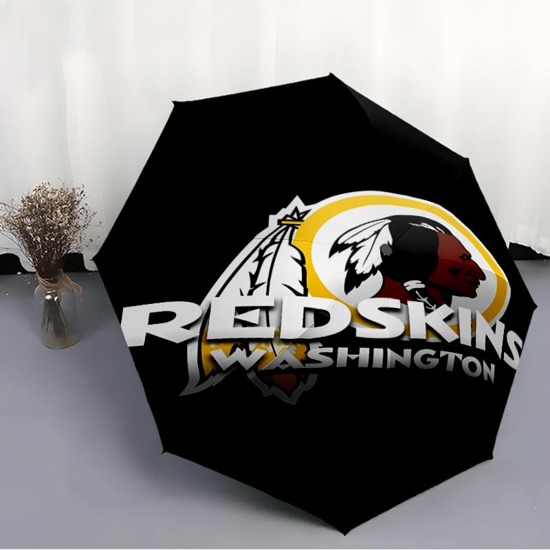 Printed Washington Commanders Folding Umbrella,Outdoor,Leisure,And Travel Umbrella,Durable Umbrella Fabric,Birthday And Holiday Gift