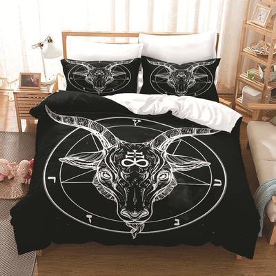 Compass Sheep Head 3D Digital Printing Bedding Bedding Three-Piece Bedding Four-Piece Bedding