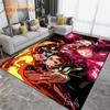 Cartoon Demon Slayer Area Rug Large,Carpet Rug for Living Room Children's Room Decoration,Kids Play Crawl Non-Slip Floor Mat