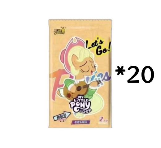 My Little Pony Complete Fun Shadow Set Box Applejack Fluttershy Rare Collection CR Prerelease Card Card