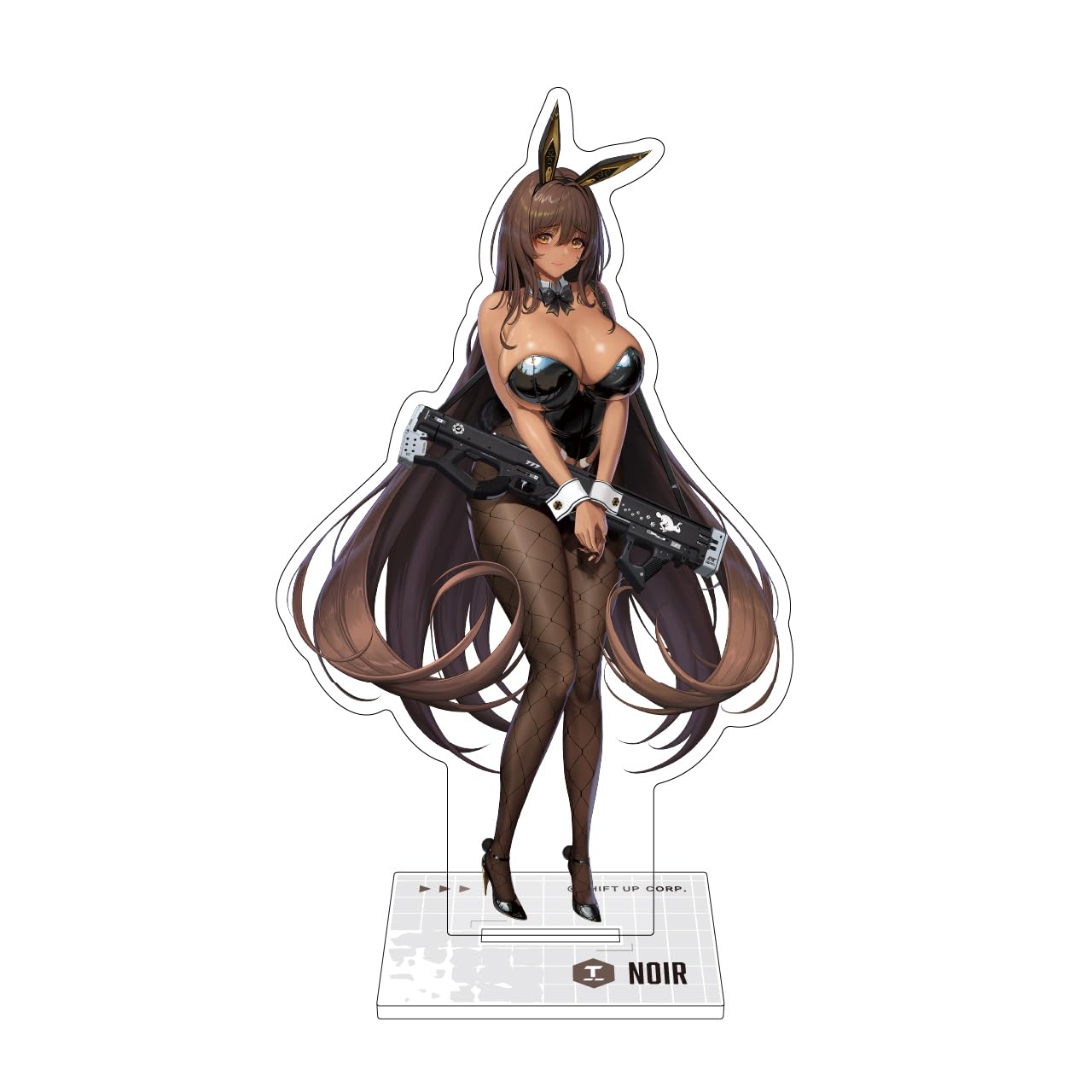 

Algernon Products Goddess of NIKKE Acrylic Stand Noir H118 x Acrylic Victory Approx. W41-92mm