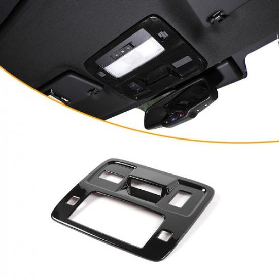Interior Reading Light Lamp Panel Frame Cover Trim Black For 10-15 Chevy Camaro