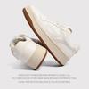 The First Layer Of Environmentally Friendly Cowhide-Casual Board Shoes Women'S Platform White Shoes Autumn Fashion Heightening Sports