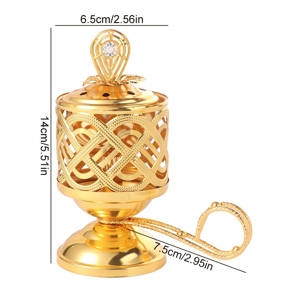 Decorative Middle Eastern Arabic Incense Stove Traditional Metal Incense Stove  Hotel