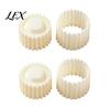 Uniform Filling Grooves 2-in-1 Round Mooncake Mold, Double Ended Pastry Press with Scallop And Mold Spiral Embossing for DIY Baking, Handheld