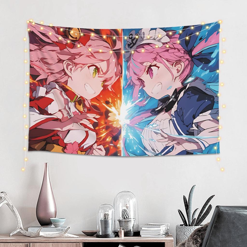 Colorful Anime Girl Tapestry Room decoration Home Decoration Tapestry Decor Accessories Cute Room Decor