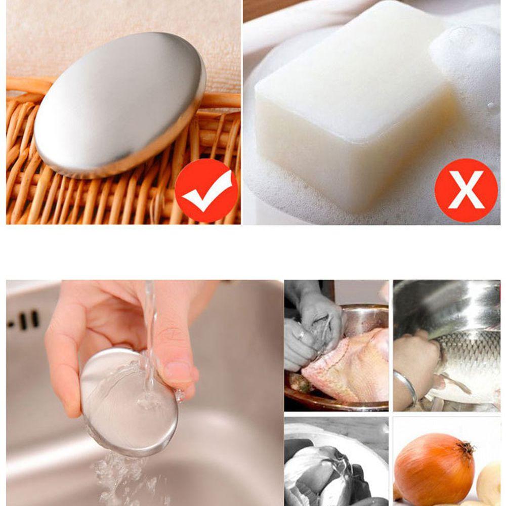 Products Bactericidal Deodorant Soap Deodorizing Metal Soaps Oval Hand Washer Stainless Steel