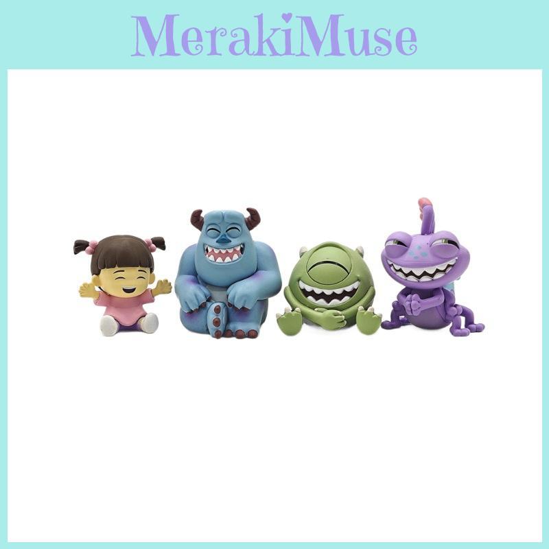 Monster Inc Toy Model Laughing Monster Abs Blind Box Collectible For Children