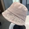 Women Sun Protection Bucket Hat With Lace And Linen For Summer Outdoors