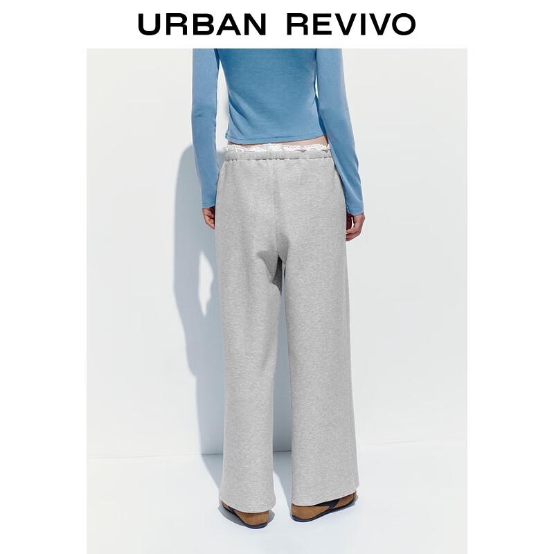 UR Women's Casual Color-block Wide-leg Pants