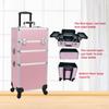 Multi-layer Trolley Box Large Capacity Cosmetic Case Trolley Portable Eyelash Nail Art and Tattoo Embroidery Toolbox