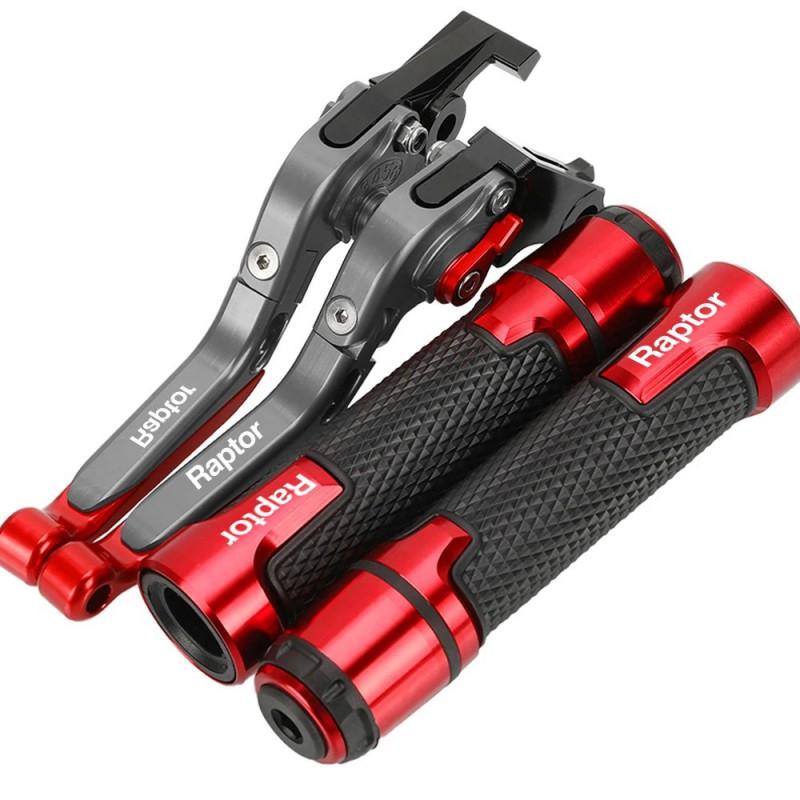 Aluminum Brake Clutch Lever Handlebar Grips Yamaha Raptor 660 700 700R Off-Road ATV Motorcycle Upgrade Kit