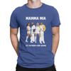 Fashion Mamma Mia Music T-Shirts for Men Round Neck 100% Cotton T Shirt A-ABBA Band Short Sleeve Tee Shirt Birthday Present