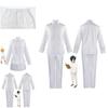 The Promised Neverland Ray Norman Emma Cosplay Costume White Top Skirt Pants Set High-quality Cosplay Attire For Any Occasion