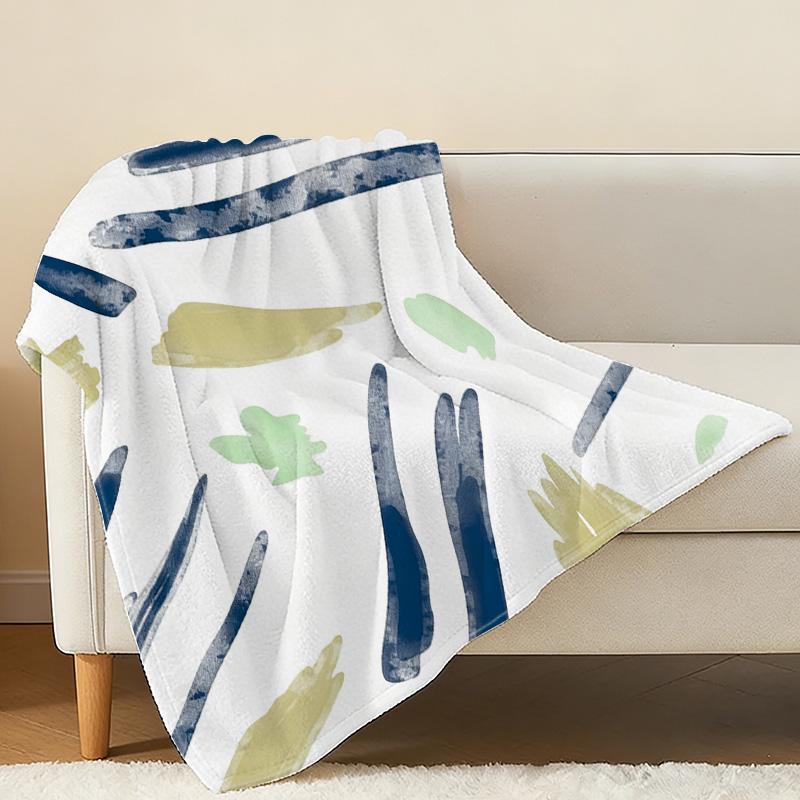 Soft Solid Flannel Blanket – Warm Cozy Home Throw for Relaxing, Christmas & Halloween Decor, Plush Comfort for Bedroom Living Room
