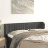 VidaXL Headboard with Ears Dark Grey 147x23x78-88 Cm Velvet3117431