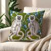 Art P-Paige Gemmel Monkey Cushion Cover For Pillow Sofa Printing Decoration Room Home Office Coffee Shop Car Nordic Simplicity