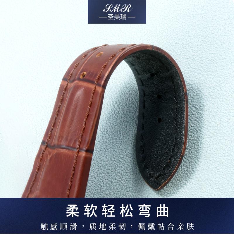 BRETA Echtes Leder Uhrenarmband für Audemars Piguet Royal Oak Offshore 15710 15703 26470 Armband für AP Faltschließe 28mm
