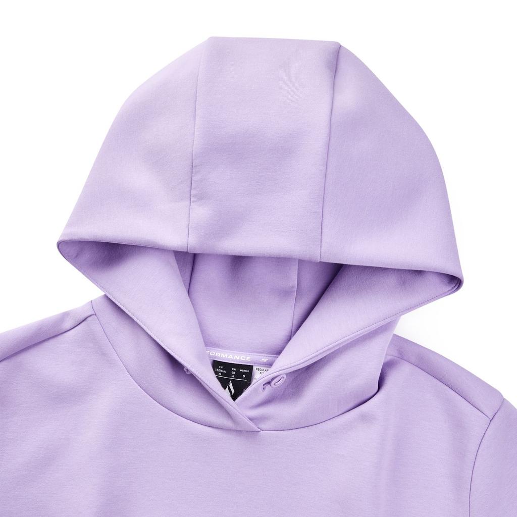 Skechers Sport Casual Long Sleeve Hooded Sweatshirt Women Sweatshirt Breezy-Purple P423W135-010Y