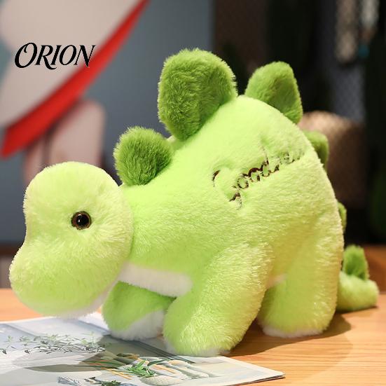 Cute Dinosaur Pillow Plush Toy, Soft Short Stuffed Animal, T-Rex Triceratops Companions for Babies Stegosaurus Dino Doll, PP Cotton Boys Girls Durable