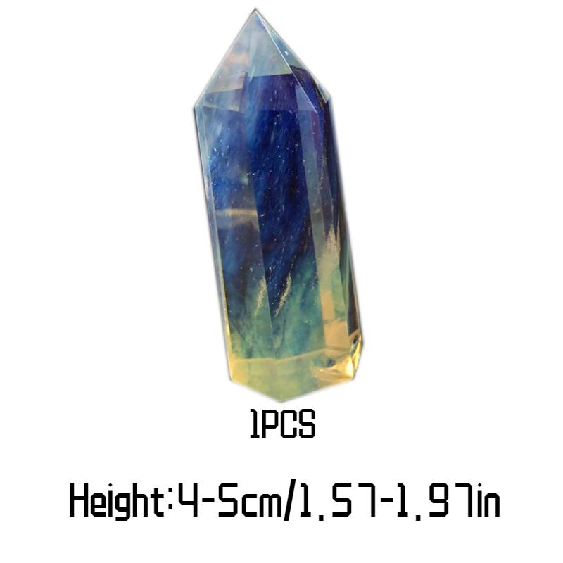 

Хрустальные украшения Прозрачная одноконечная шестигранная призма Уникальный домашний декор 4-5cm/1.57-1.97in