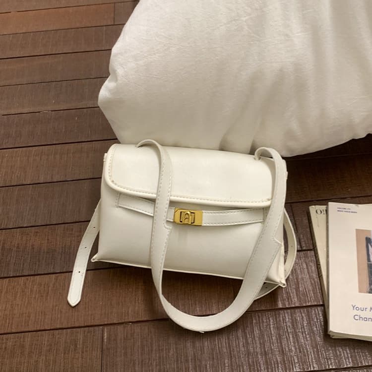 Metal Lock Underarm Bag Women's One-shoulder Crossbody Bag