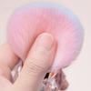 Multipurpose Nail Powder Remover Brush for Home Salon Use Nail Art Dust Brush with Crystal Shape Handle Makeup Brushes