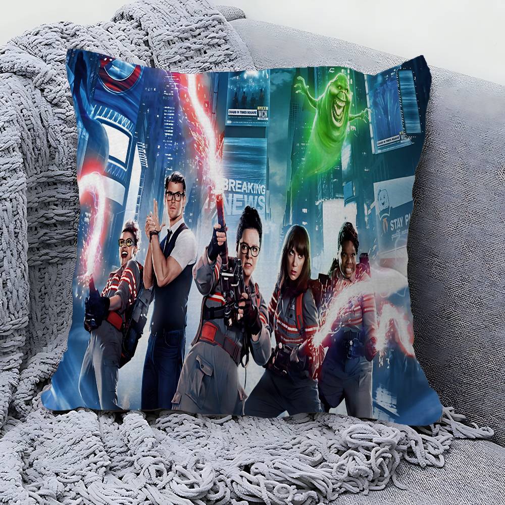 Horror Movie G-Ghostbusters Cartoon Pillow Cover Sofa Cushion Cover Home Room Decoration Children Gift