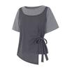 SELLY'S Side Strap Layered T-Shirt_I6B-Cts070