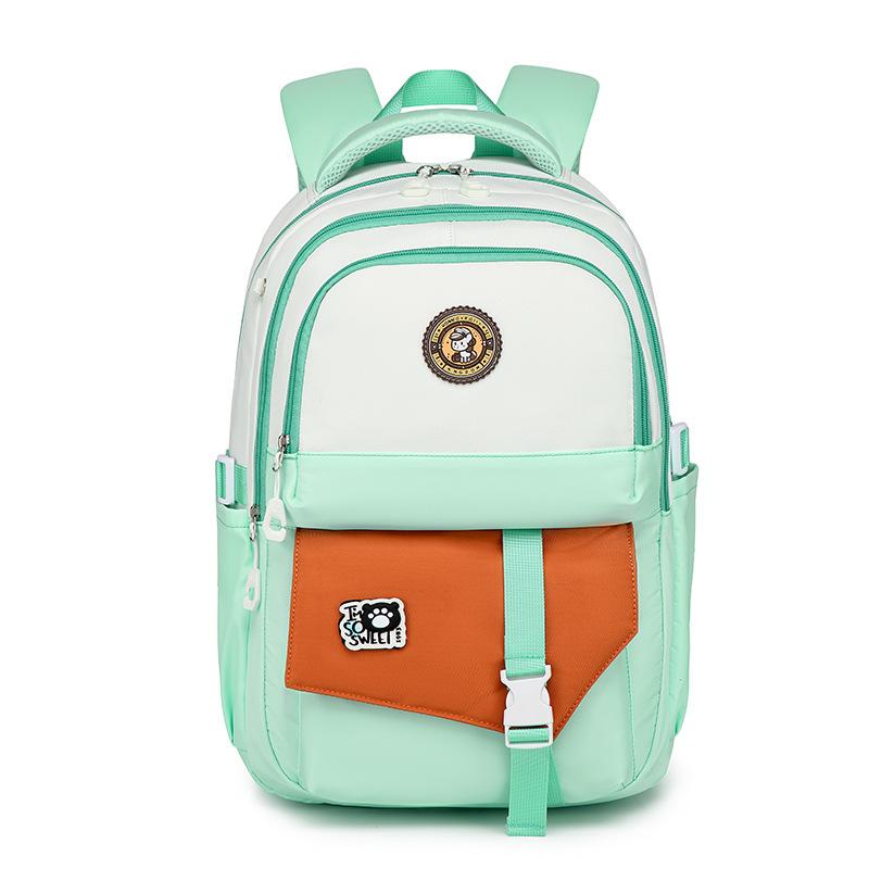 New Schoolbag Men's and Women's Lightweight and Simple Leisure Travel Backpack High Value Primary and Secondary School Students Schoolbag