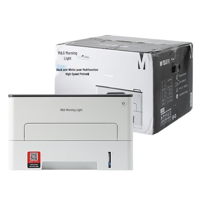 M&G Multifunction Black & White Laser Printer CN plug (adapter included)