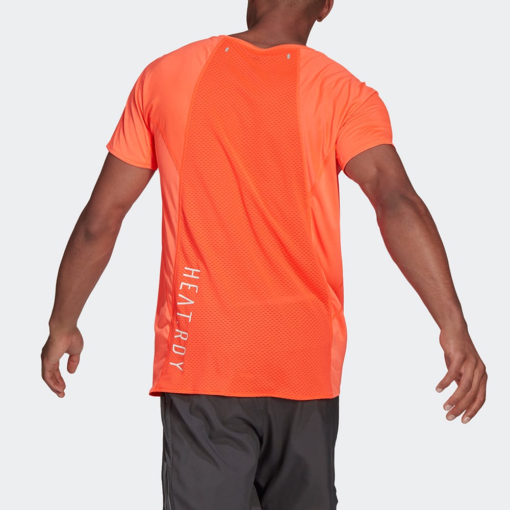 adidas Running T Shirt Men's Fluorescent Red GV1327