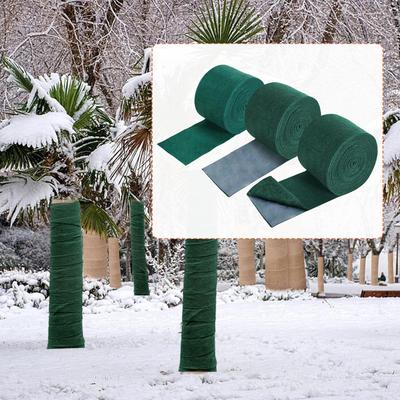 Baumschutzmanschette zur Rindenpflege Atmungsaktiv Frostschutz Jungpflanzen Barriere Grüne Sträucher Pflanzenummantelung Baumstammabdeckung für Rehe für den Winter
