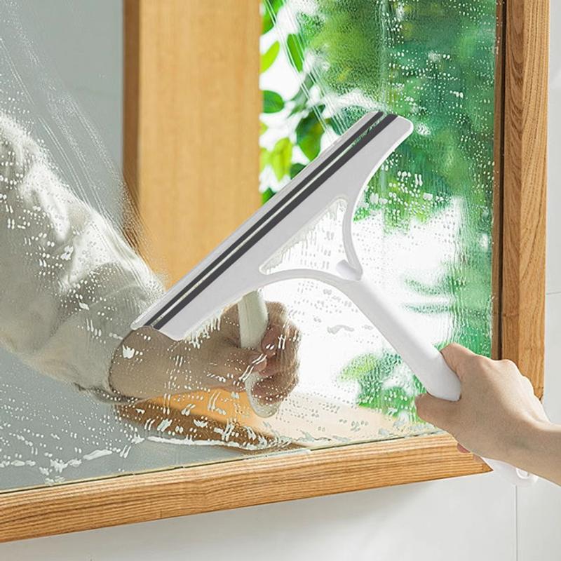 Nettoyage de Vitre 3 en 1 avec Vaporisateur Lingette Outil pour Écran de Douche Fenêtre Multi-Usage Nettoyant Pare-Brise de Voiture Accessoires de Lavage