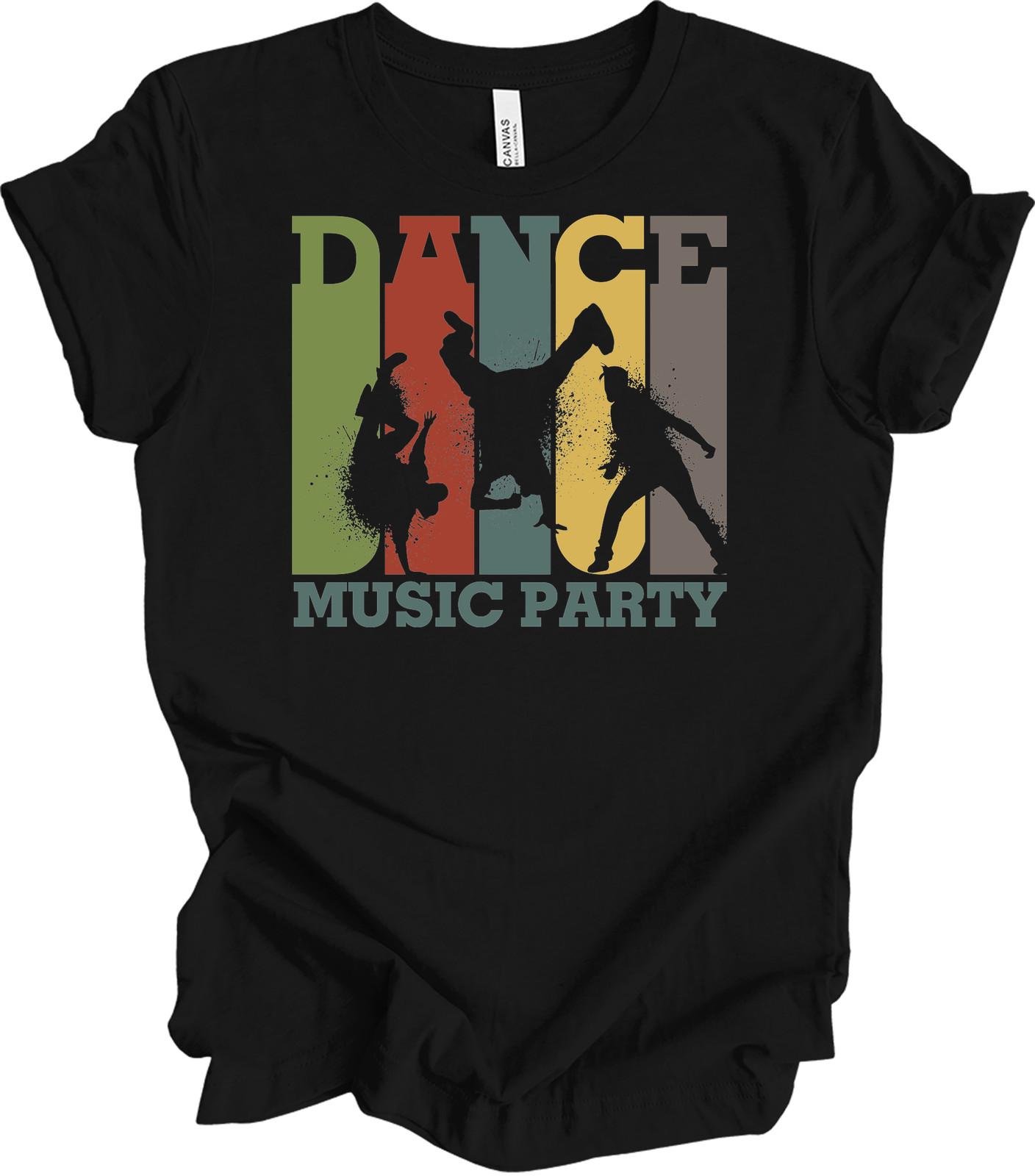 Dance Music Party T-Shirt - Retro Dance Enthusiast Tee XXL