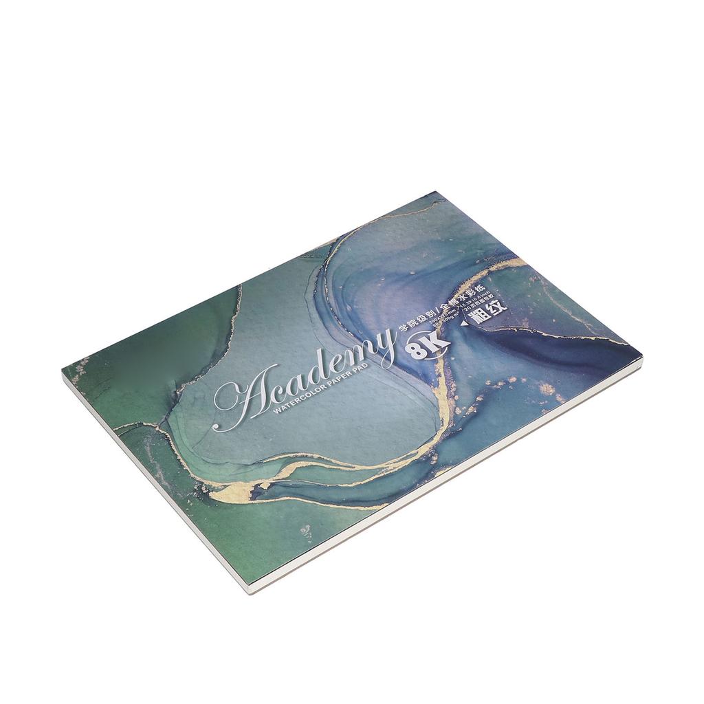 Water Color Paper 8K 20 Sheets Glossy Grain Surface Durable Multifunctional Art Paper