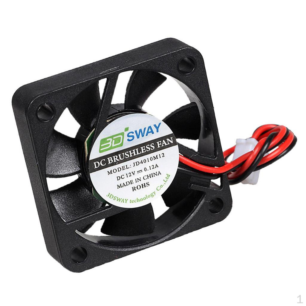

Turbo Cooling Brushless Fan 12V 0.12A 40x40x10mm Fans for 3D Printer