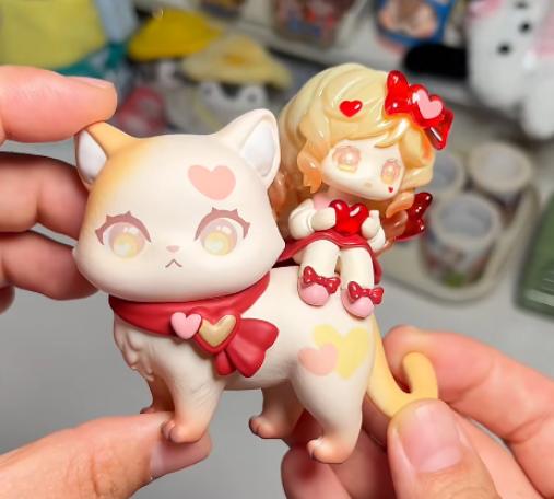 New Sweet Emilya Kitten Companion Seriesblind Boxtrendy Toy Figurine Cute Female Mystery Birthday Gift Collectible Gift Ornament