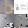 Versatile 3d Diy Coffee Cup Acrylic Mirror Wall Sticker Clock For Any Room Decor