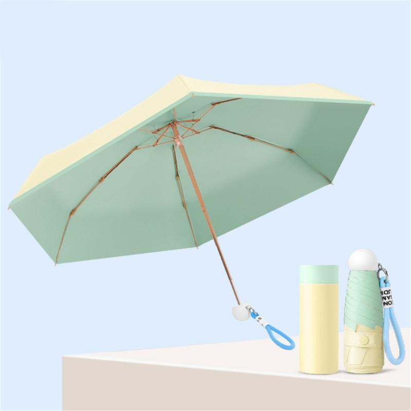 Manual Open Close Umbrellas UVs Protections Windproofs Fiberglass Ribs For Travel Outdoor