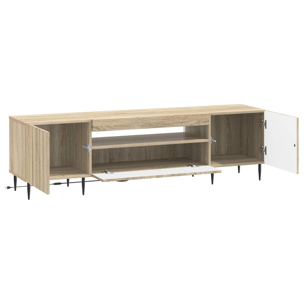 LED TV Cabinet ZWOLLE 153 X 35 X 43 Cm Sonoma Oak